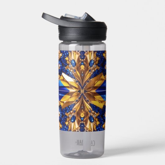 Bouteille d'eau avec Suède Couleurs Design (Droite)