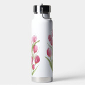 Bouteille d'eau avec tulipe aquarelle (Gym)