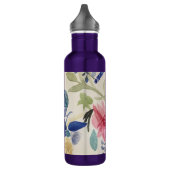 Bouteille d'eau avec un joli design aquarelle (Gauche)