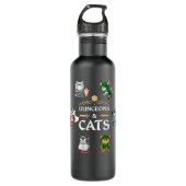 Bouteille D'eau Aventurier Cats RPG D20 Dice RPG Imaginaire Rolepl (Devant)