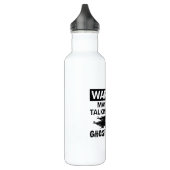 Bouteille D'eau Avertissement Mon Début Parler Chasse Fantôme Chas (Gauche)