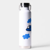 Bouteille D'eau Avion dans les nuages Personnalisé (Avant)