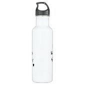 Bouteille d'eau B&W de prière d'étape de Na 3ème (Dos)