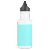 Bouteille D'eau Baby Blue Color Customisé Designer (Gauche)