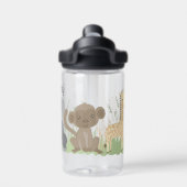 Bouteille D'eau Baby Leopard Monkey Giraffe Ajouter le nom Sip d'e (Salle de sport)