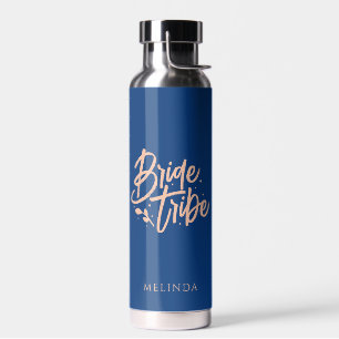 Bouteille D'eau Bachelorette de la tribu des Bleus et Roses de la 