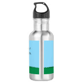 Bouteille D'eau Back of Cat- Cats are such deep thinkers (Dos)