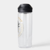 Bouteille D'eau Badge de fierté de la maison PATAFOL™ (Arrière)