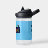 Bouteille D'eau Badge du pêcheur de combat de l'Alaska (Gauche)