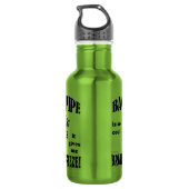 Bouteille D'eau Bagnelle, gel du cerveau (Dos)