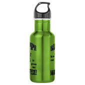 Bouteille D'eau Bagnelle, gel du cerveau (Devant)