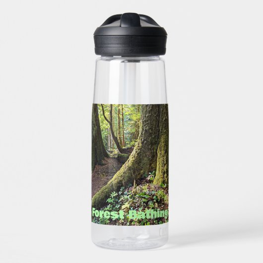 Bouteille D'eau Baignade dans les forêts profondes (Avant)
