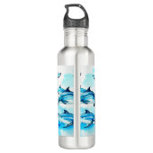 Bouteille D'eau Baignade dauphin (Dos)