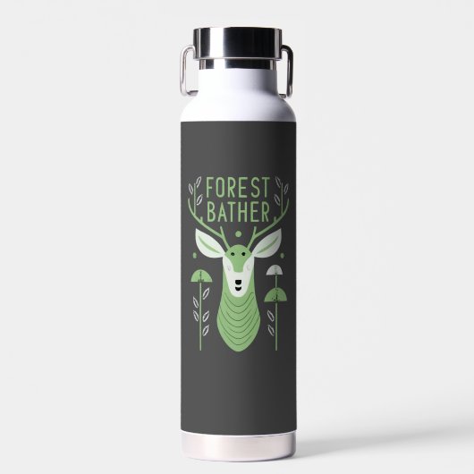 Bouteille D'eau Baigneuse de forêt Cerf (Avant)