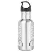 Bouteille D'eau BAIN de triathlon (sauge) (Dos)