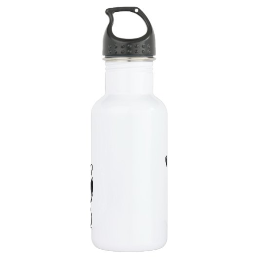 Bouteille D'eau Baiser de Bulldog français (Dos)