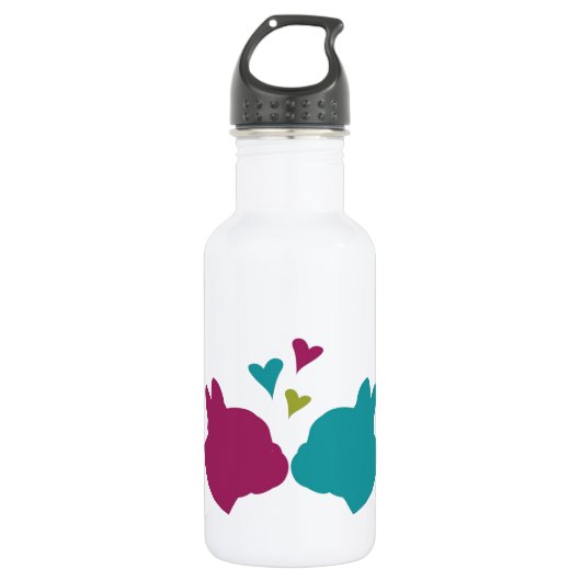 Bouteille D'eau Baiser de Français (Devant)