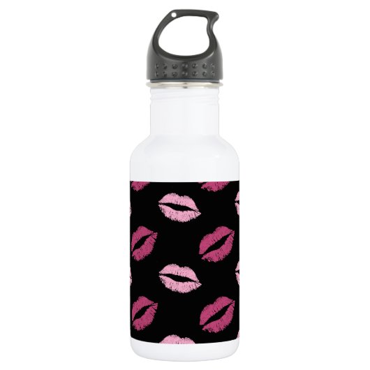Bouteille D'eau Baisers roses (Devant)