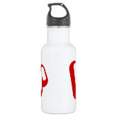 Bouteille D'eau BAKA ば か ~ Folie en Hiragana japonais Script (Dos)