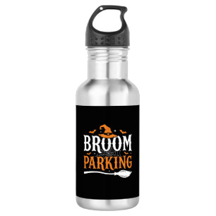 Bouteille D'eau Balai d'Halloween Parking Chapeau de Sorcière Grap