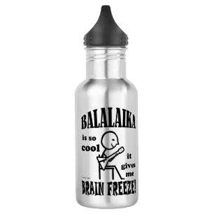 Bouteille D'eau Balalaika, gel du cerveau