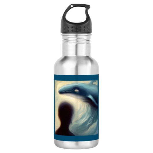 Bouteille D'eau Baleine animale 1 (Devant)