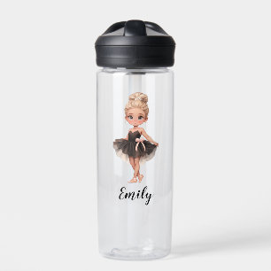 Bouteille D'eau Ballerina avec robe noire