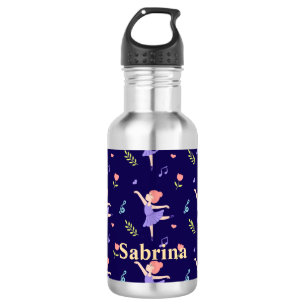 Bouteille D'eau Ballerina colorée mignonne pour filles personnalis