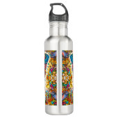 Bouteille D'eau Ballet arc-en-ciel d'un papillon (Dos)