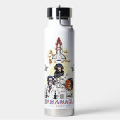 Bouteille D'eau BANANAZA : Équipe de singes de l'espace (Gym)