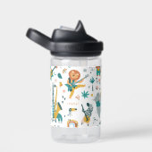 Bouteille D'eau Bande d'animaux de dessin (Arrière Complet)
