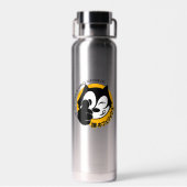 Bouteille D'eau Bande dessinée chat | (Arrière)