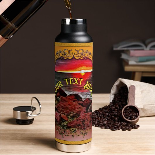 Bouteille D'eau Banderas Rocky Sunset 914
