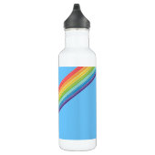 Bouteille D'eau Bandes arc-en-ciel diagonales (Droite)