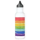 Bouteille D'eau Bandes arc-en-ciel inondées (Gauche)