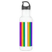 Bouteille D'eau Bandes arc-en-ciel irrégulières (Dos)