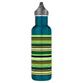 Bouteille D'eau Bandes blanches vert mignonne (Droite)
