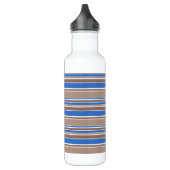 Bouteille D'eau Bandes Brown et bleues (Gauche)