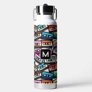 Bouteille D'eau Bandes cascade monographique rétro personnalisées