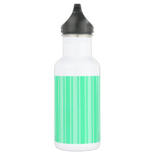 Bouteille D'eau Bandes de bonbons vertes à la menthe