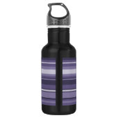 Bouteille D'eau Bandes de cuir violet (Dos)