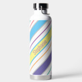 Bouteille D'eau Bandes diagonales simples (Droite)