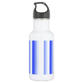 Bouteille D'eau Bandes d'ombre bleu royal (Dos)