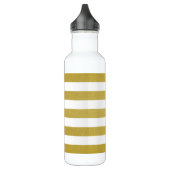 Bouteille D'eau Bandes d'or, Blancs, Motif rayé (Gauche)