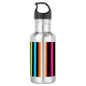 Bouteille D'eau Bandes néon (Dos)