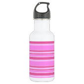 Bouteille D'eau Bandes roses (Devant)