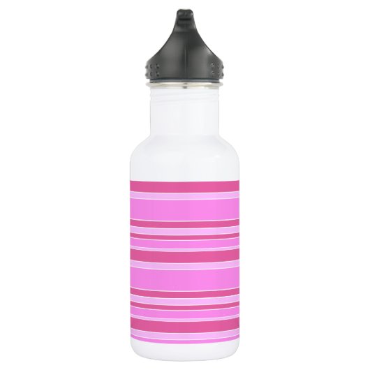 Bouteille D'eau Bandes roses (Droite)