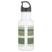 Bouteille D'eau Bandes vert olive (Dos)