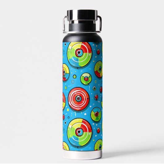 Bouteille D'eau Bang | Thème de golf sur disque (Arrière)