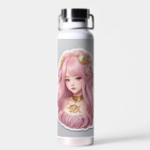 Bouteille D'eau barbe rose (Arrière)